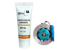 Shitafe Grasa de freno, 10 g, perno deslizante grasa para pistón de freno, resistente al calor, baja fricción, reducción de ruido, duradero para autocaravana, tractor, camión, moto, , remolque