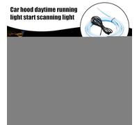 Shitafe Luces LED para Capó de Coche, Iluminación LED para el Capó, Decoración Impermeable Brillante para Exteriores De Vehículos Cubremotor Bajo para Coche Camión Baúl