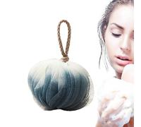 Shitafe Lufas grandes para ducha, lufa exfoliante corporal - Esponja de lufa de bola de baño grande súper,Esponja de baño de exfoliación súper, bola de baño espumosa de doble uso para