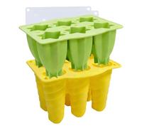 Shitafe Moldes de Silicona para Helados - 2 Unidades 6 Cavidades Para Postres Fríos - 6 Cavidades,Para Padres, Niños, Leche, Mermelada, Verano, Camping,