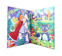 Shitafe Puzzle magnético Libro, magnético para niños pequeños, Libro de Empleo, Juego de Viaje con Coche y avión para Viajes, Juego Educativo, Idea de Regalo