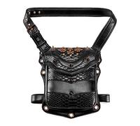 SHITINGRM Steampunk - Riñonera vintage mejorada para senderismo, bolso pequeño, multiusos, pierna caída, brazo, hombro para mujeres y hombres