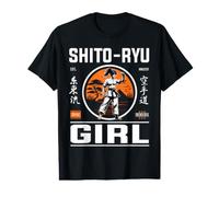 Shito Ryu Girl: Precisión y Estilo en diseño de Karate! Camiseta gráfica económica
