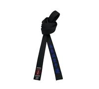 Shito-Ryu Karate - Cinturón negro de karate de 4 cm de ancho, cinturón japonés bordado unisex al por mayor, negro, 300cm