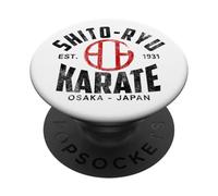 Shito-Ryu Karate Do Artes Marciales Japón Osaka Vintage PopSockets PopGrip Adhesivo