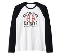 Shito Ryu Karate Do Martial Arts Japan Tokyo Vintage Camiseta Manga Raglan
