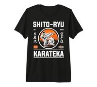 Shito-Ryu Karateka: diseño Retro de Karate para Fans Camiseta Premium