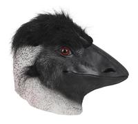 SHITOOMFE Masilla de animales, Halloween Bird Mask Funny Realistic Animal Ladex Face Disfraz para festividades de Halloween y Monsters Ball