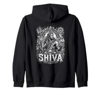 Shiva Destructor Cósmico Hindú Mahadev Poder Sudadera con Capucha