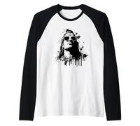 Shiva Dios hindú moderno en gafas de sol Camiseta Manga Raglan