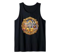 Shiva Dios hindú Trimurti Vishnu Brahma Camiseta sin Mangas