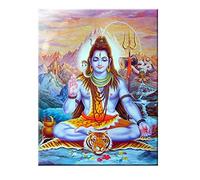 Shiva Lord Pinturas sobre Lienzo En la Pared Dioses hindúes Arte de la Pared Lienzo Hinduismo Carteles e Impresiones de Pared Cuadro Decoración para el hogar 60x80cm Sin Marco