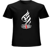 Shiva Majestic Lord Shiva Lingam Unisex T-Shirt Shirt Men's Top tee Black L