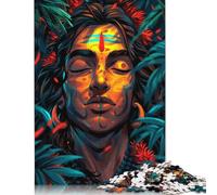 Shiva Meditation Rompecabezas Imposible,desafío para Adultos Juego Educativo 1000 Piezas Obra De Arte De Juego De para Adultos Y Niños A Partir De 12 Años 1000pcs (40x28cm)