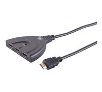 SHIVERPEAKS®-Basic-S-HDMI Umschalter 3x1, ABS, 4K60Hz, Eco, Schwarz Marca