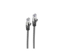 shiverpeaks® -BASIC-S-RJ45 Patch Cable Flat U/FTP with CAT 7 Raw Cable Slim 2.00 m Black