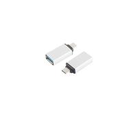 shiverpeaks BS14-05015 adaptador de cable USB 3.1 C USB 3.0 A Plata - Adaptador para cable (USB 3.1 C, USB 3.0 A, Male connector / Female connector, Plata)