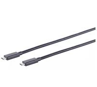 SHIVERPEAKS S/Conn Maximum connectivity USB-C Verbindungskabel-USB Kabel Typ-C Stecker auf Typ C Stecker, 4,0 Gen 3x2, Schwarz, 1,5m (13-65155) Marca