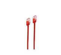 SHVP SP713-SLR - Cat.6 U/UTP cable plano, SLIM, rojo, 3m..