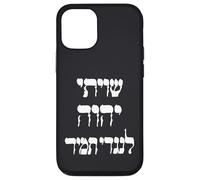 Shiviti Hashem L'negdi Tamid Hebreo Salmos de la Biblia Carcasa para iPhone 12/12 Pro