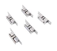 Shiwaki - 5 Piezas de Cierre de Bola,niquelado,Ajustable,Doble Bola,Rodillo de tensión,pestillo de Cierre,Accesorio para Puerta de Muebles,Armario,Armario (40 mm)