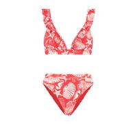 Shiwi Bobby Bikini Set Beach Day Red Hibiscus Beach Day Talla: 36 | Bikinis Outlet | Mujer | Rojo
