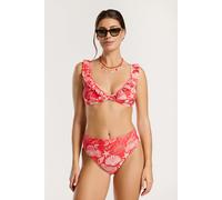 Shiwi Bobby Bikini Set Beach Day Red Hibiscus Beach Day Talla: 34 | Bikinis Outlet | Mujer | Rojo