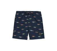 Shiwi Boys Swim Short Go Fish Micro Peach Dark Navy Blue Talla: 92 | Bañadores Outlet | kids | Naranja