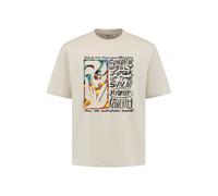 Shiwi Camiseta 'Jay Flower Block' beige / turquesa / langosta / negro XL beige / turquesa / langosta / negro