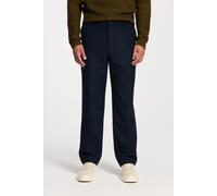 Shiwi Ford Wool Blend Straight Fit Trousers Blue Dark Navy Talla: L | Pantalones Outlet | Hombre | Azul