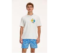 Shiwi Get Sunny T-shirt Jet Stream White Talla: XXL | Camisetas con Decoración Impresa Outlet | Hombre | Blanco