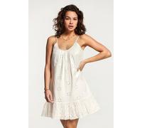 Shiwi Ibiza Dress Broderie Anglaise Jet Stream White Talla: XL | Mini Vestidos Outlet | Mujer | Blanco
