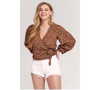 Shiwi Ladies Capri Wrap Top Tropical Tiger Strawberry Pink Talla: S | Blusas Outlet | Mujer | Cian