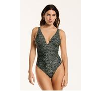 Shiwi Ladies Lara Swimsuit Mixed Animal Forest Green Mixed Animal Talla: 38 | Bañadores Outlet | Mujer | Verde