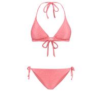 Shiwi Ladies Liz Bikini Set Textured Leopard Structure Strawberry Talla: 34 | Bikinis Outlet | Mujer