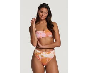 Shiwi Ladies Lola Bikini Set Block Palm Iced Strawberry Pink Talla: 44 | Bikinis Outlet | Mujer | Rosa