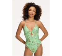 Shiwi Ladies Rowy Swimsuit Botanic Green Botanic Flower Talla: 40 | Bañadores Outlet | Mujer | Verde