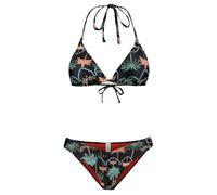 Shiwi Liz Bikini Set Jaipur Palm Black Black Talla: 36 | Bikinis Outlet | Mujer | Negro