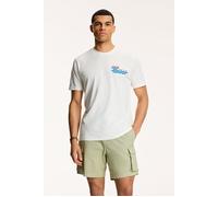 Shiwi Men Barcelona Social Club T-shirt Jet Stream White Talla: S | Camisetas con Decoración Impresa Outlet | Hombre | Blanco