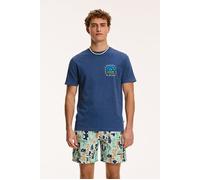 Shiwi Men Beyond The Blues T-shirt Dark Navy Talla: S | Camisetas con Decoración Impresa Outlet | Hombre | Azul