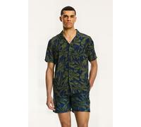 Shiwi Palm Leaves Shirt Royal Blue Talla: S | Camisas Casuales Outlet | Hombre | Azul