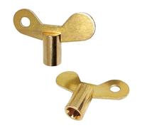 ShiWuYou 2 Piezas Llave de Radiador, Kit Llave cuadrada para radiador, robusto y estable, llave para purgar radiadores, para Radiadores Válvula de Aire de Ventilación