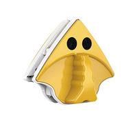 ShiWuYou Limpia Cristales Magnético, Limpiacristales Magnetico de Doble Cara para Ventanas de 3-8 mm, Limpiador de Ventanas Profesional, Incluye Recambios y Cable de Seguridad, Amarillo