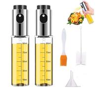 ShiWuYou Pulverizador Aceite Spray, Spray Aceite Cocina Acero Inoxidable 100ml, Dispensador Aceite Spray, Rociador Aceite Spray, Apto para Freidora de Aire y Multiusos