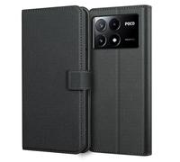 SHIYENA Funda Compatible con Xiaomi Poco X6 Pro 5G / Redmi K70E, Cuero PU Soporte Plegable Ranura para Tarjeta Cierre Magnético Funda con Tapa Libro Case Cover