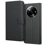 SHIYENA Funda Compatible con Xiaomi Redmi A3 / Redmi A3x / Poco C61, Cuero PU Soporte Plegable Ranura para Tarjeta Cierre Magnético Funda con Tapa Libro Case Cover