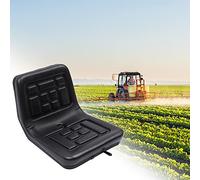 Shiyinge Asiento Universal para Tractor, Cortacésped, Excavadora, Mini Excavadora, Negro, Ajustable, Resistente al Agua, Asiento de Vehículo, ZY001