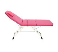 Shiyinge Camilla de Masaje Rosa para Cosméticos - Cama de Tratamiento Portátil y Plegable de Lujo para Salón de Belleza