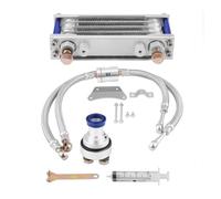 SHIYUNTI Kit de Enfriador de Aceite de Motor Compatible con CB CG 100CC-250CC, 65 ml, Color Plateado(Silver 65ml)