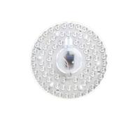 ShiZiChen Módulo de luz LED 220V 12W 18W 24W 36W luz blanca 6500K Luz de techo LED Mecha Disco de luz magnético Módulo de fuente de luz de repuesto Luz SMD(Round,36W 180MM)